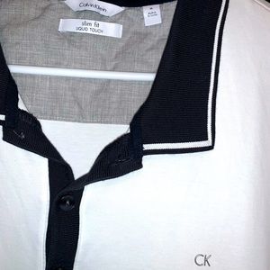 NWOT Calvin Klein Slim Fit Liquid Touch Polo